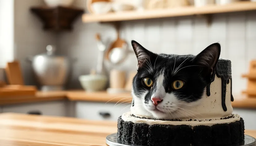 black and white cat