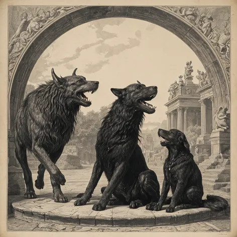 Asmodeus play with cerberus