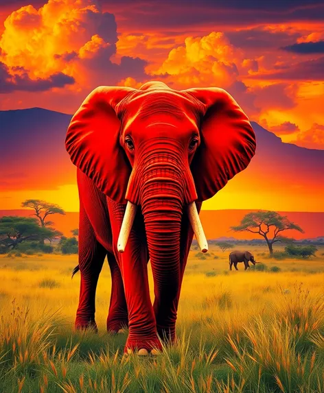 red elephant