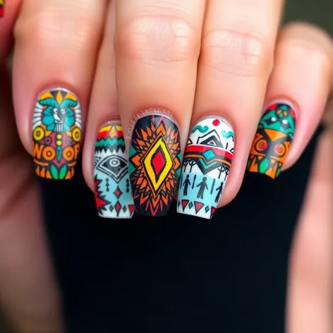 native american nail art