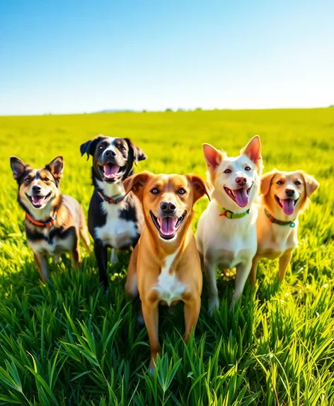 5 dogs picture