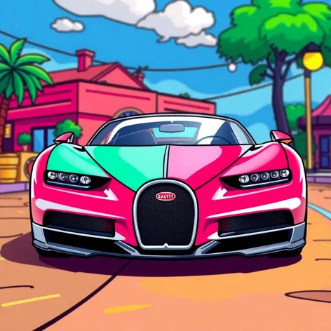 bugatti cartoon