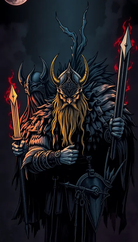 evil viking art