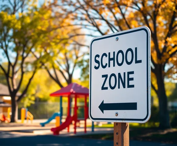 school zone sign