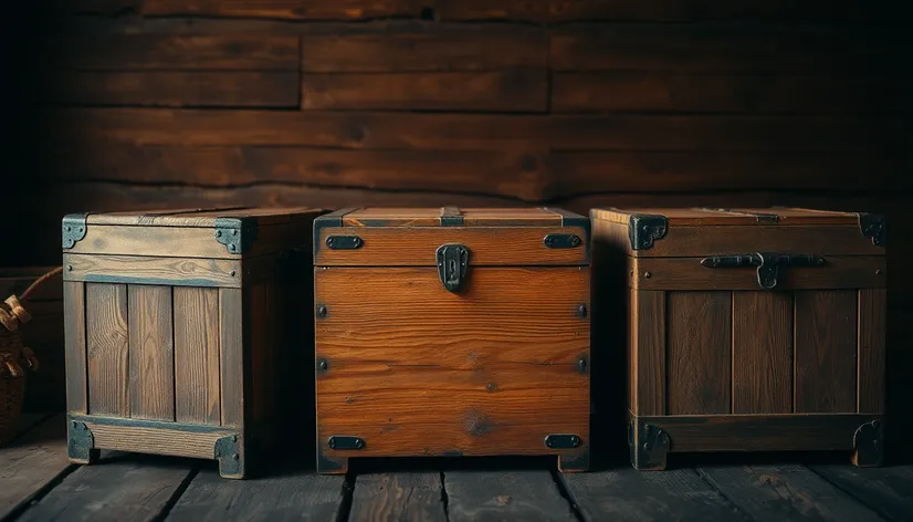 wooden chests