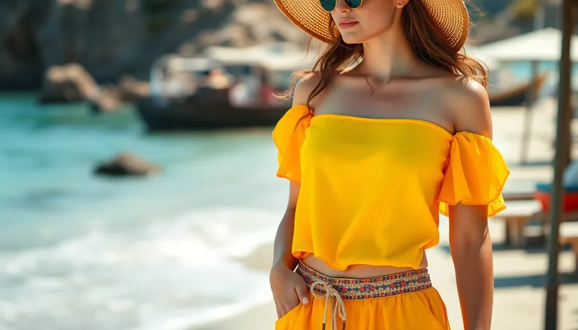 yellow and orange outfit