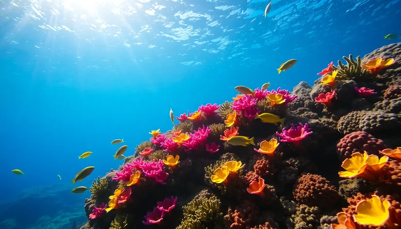 flowers under the sea