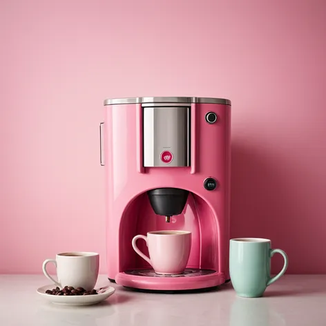 pink coffee maker