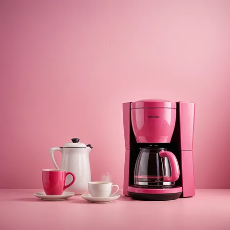 pink coffee maker