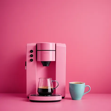 pink coffee maker