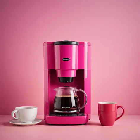 pink coffee maker