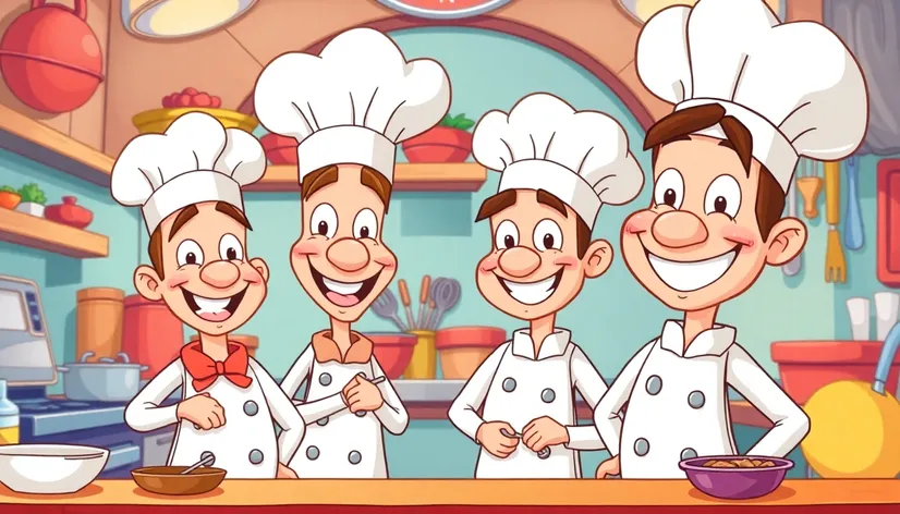 images of cartoon chefs