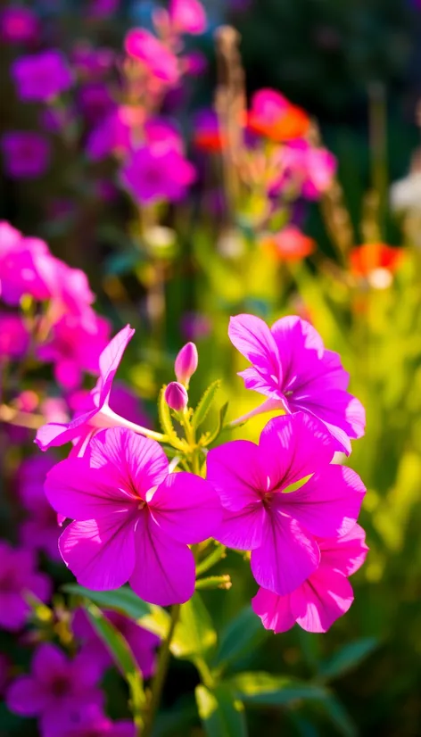 magenta flowers