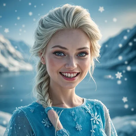 elsa with dental appliance