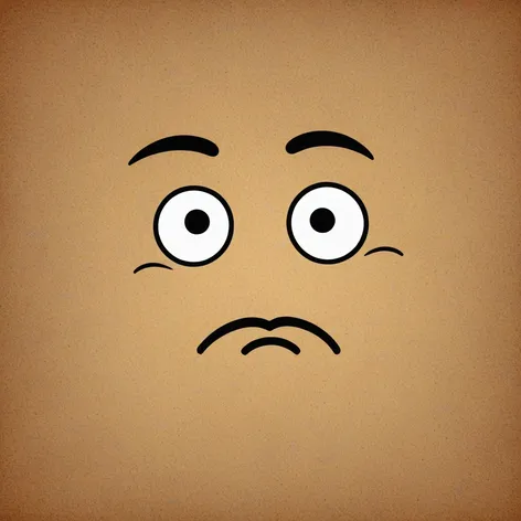 sad cartoon face