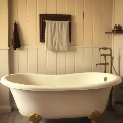 vintage bathtub