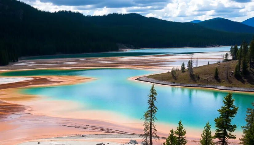 twin lakes in yellowstone