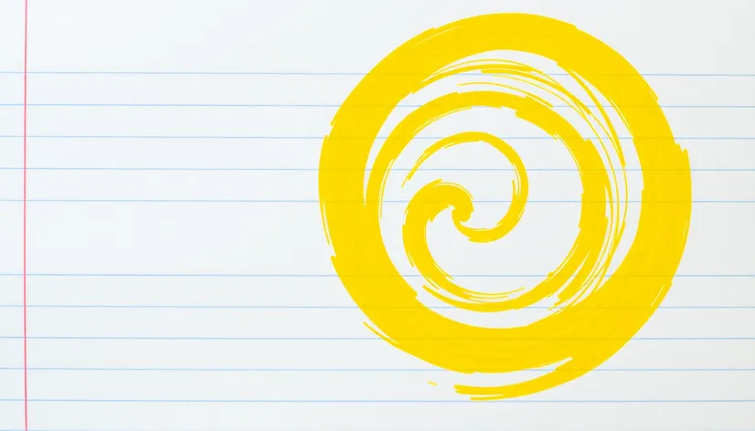 yellow spiral on top