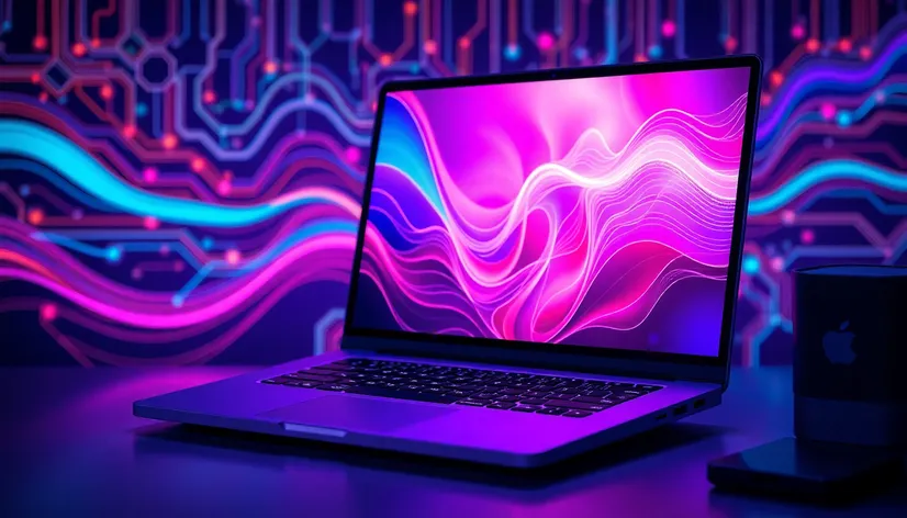 purple laptop computer