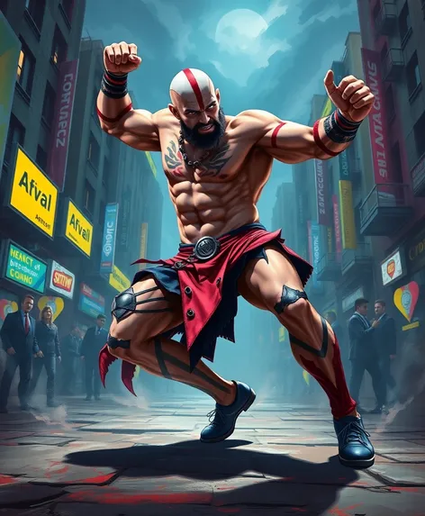 kratos breakdancing