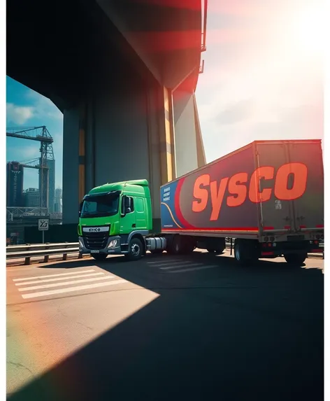 sysco truck bridge