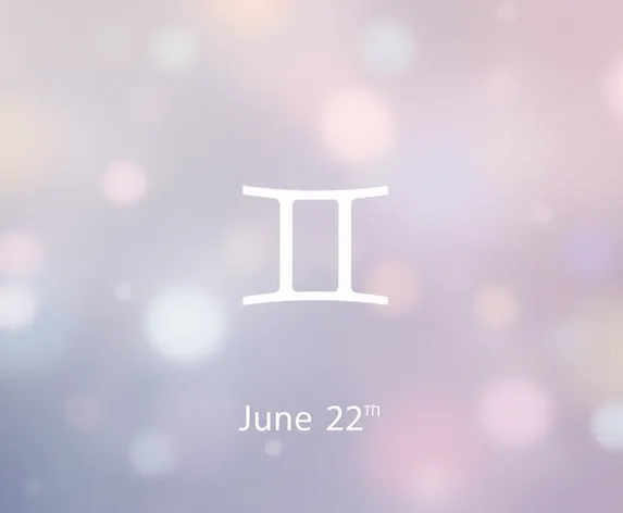 june 22th zodiac