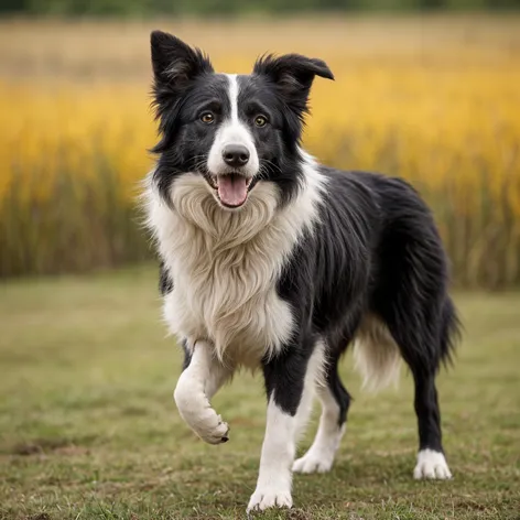 Male border collie standing