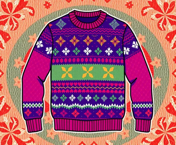 ugly sweater clipart