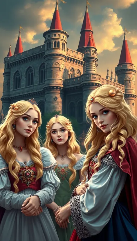 princesses with blonde hair