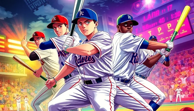 real mlb players anime