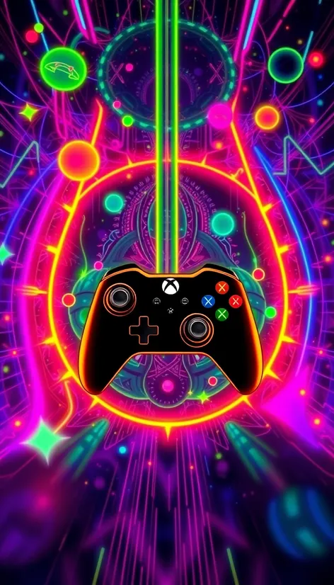 xbox psychedelic vector