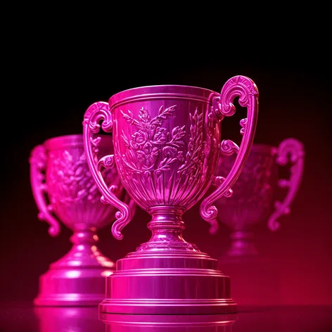 pink detailed trophy no