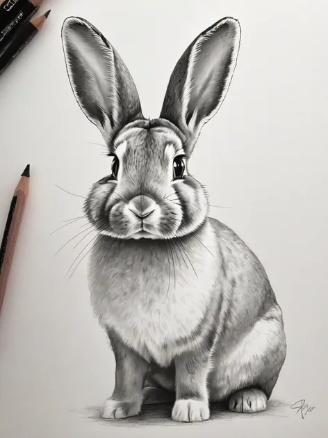 bunny ears drawing