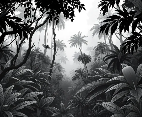 background of a rainforest