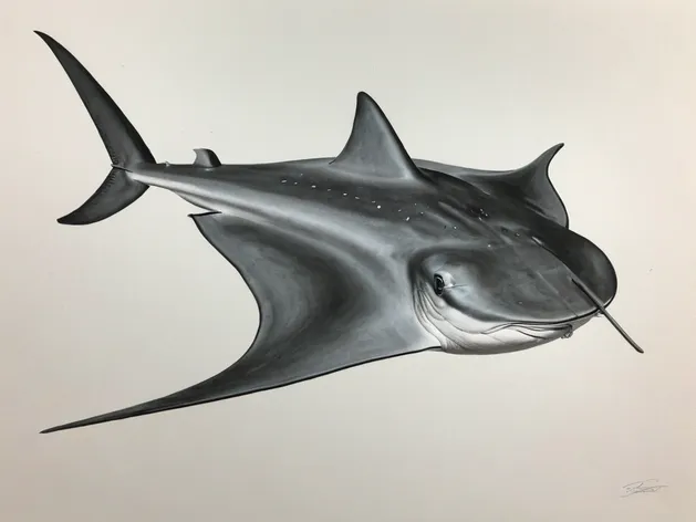 stingray drawing