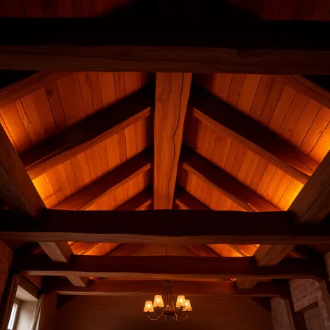 beamed ceiling