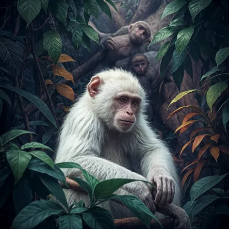 white monkey