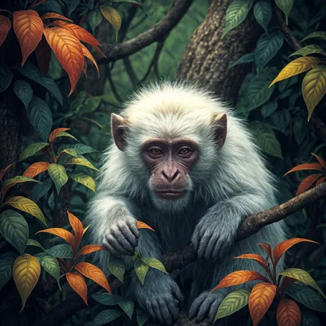 white monkey