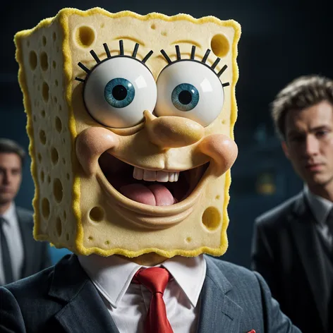 spongebob in a suit