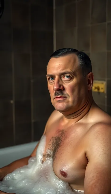 hitler bathing