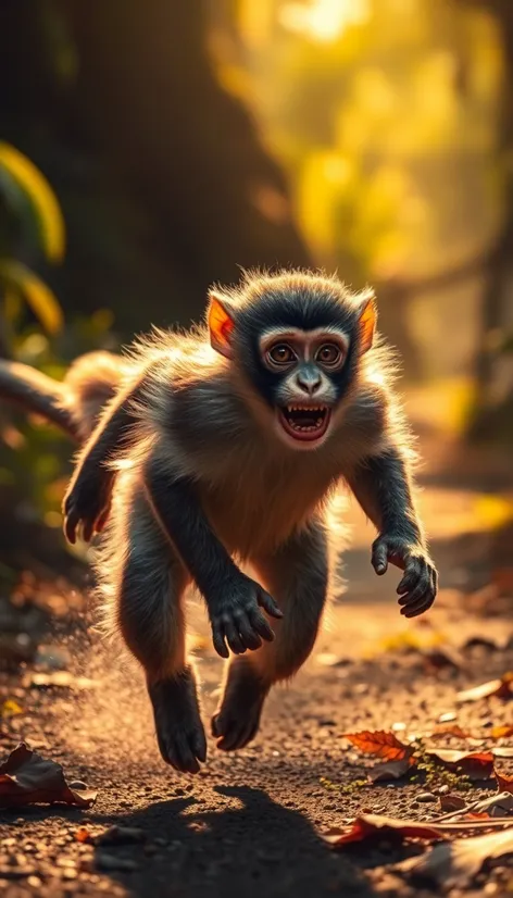 monkey running