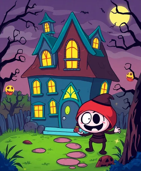 the haunted house cartoon