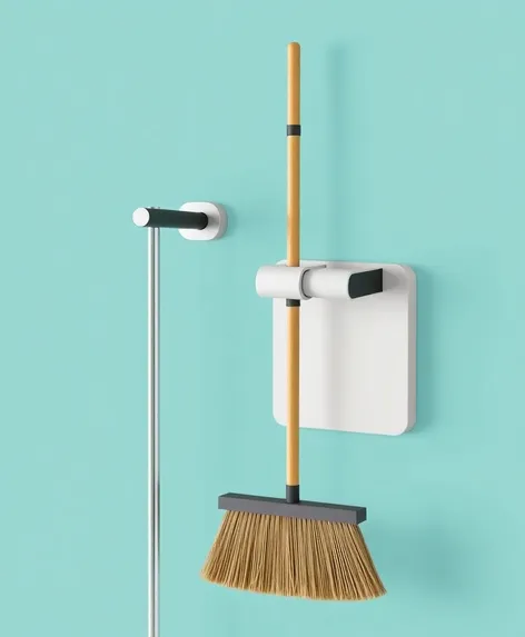 broom holder wall mount