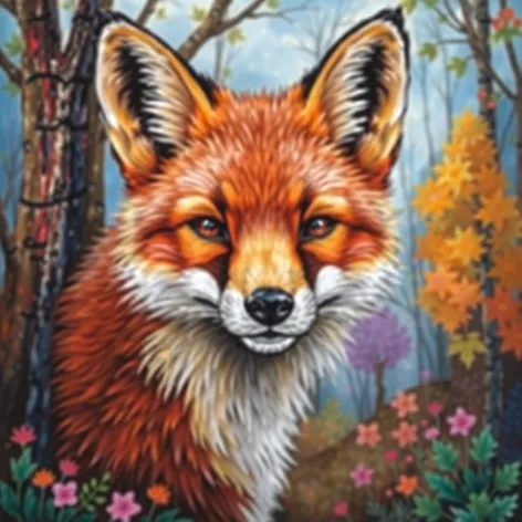 fox face painting