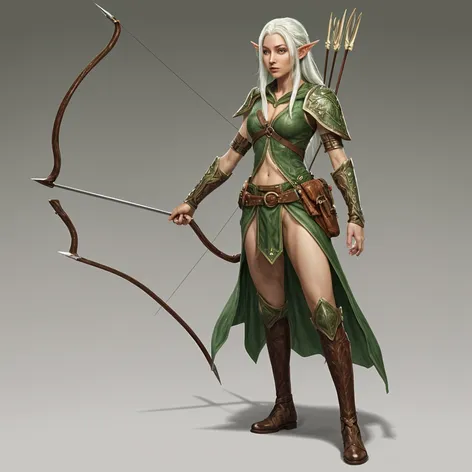 Eladrin elf, ranger, female,