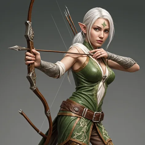 Eladrin elf, ranger, female,