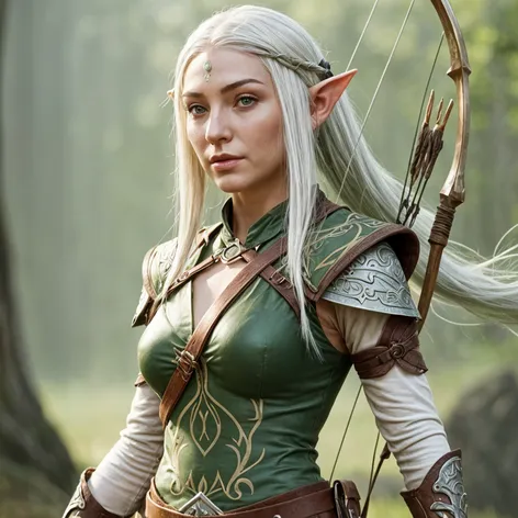 Eladrin elf, ranger, female,