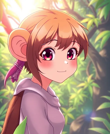 monkey anime girl