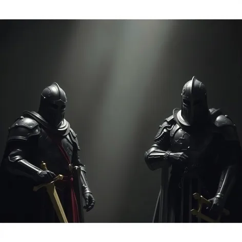 knights in black armor