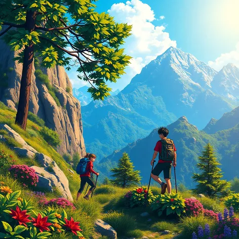 hiking anime